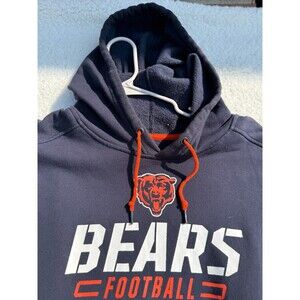 Fanatics Hoodie Sweatshirt Adult 3XLT Chicago Bears Blue NFL Football Crewneck